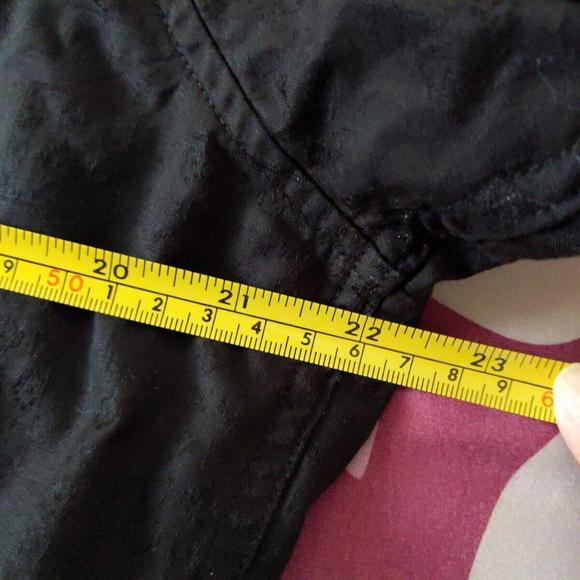 Robert Graham BLACK Long Sleeve Shirt Size MED Button-Up - Picture 5 of 7